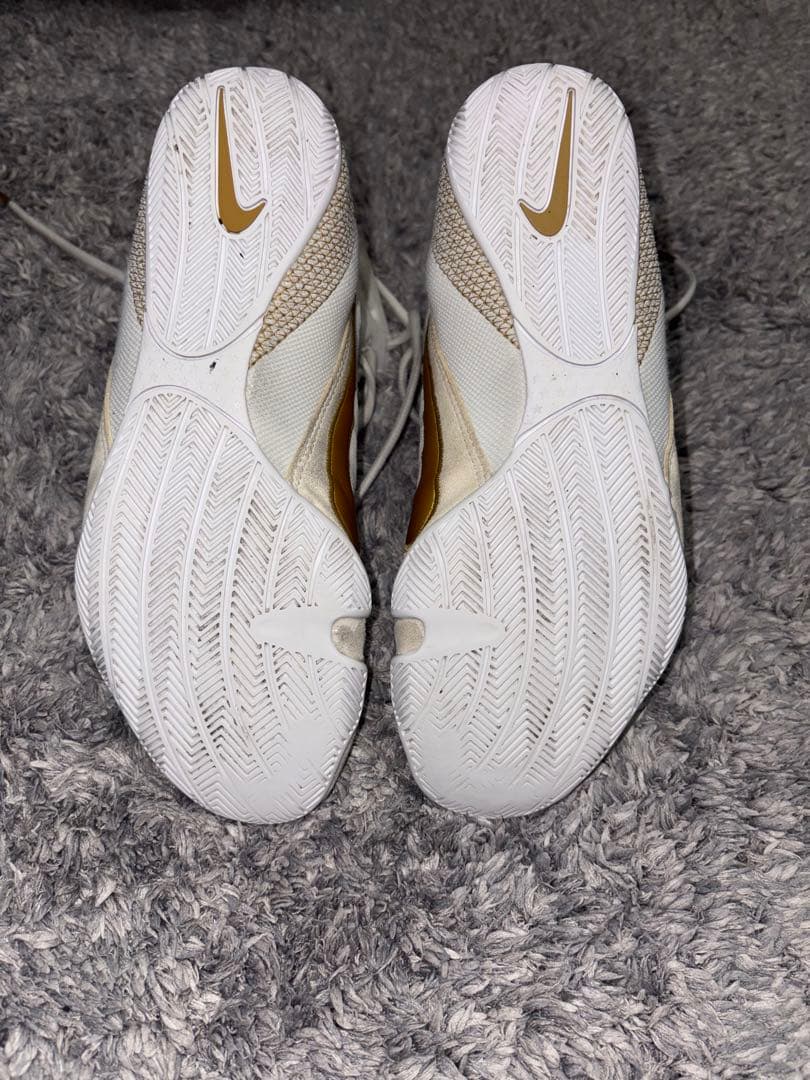 NIKE マチョマイ3【26㎝】　ボクシング シューズ　ホワイト/ゴールド