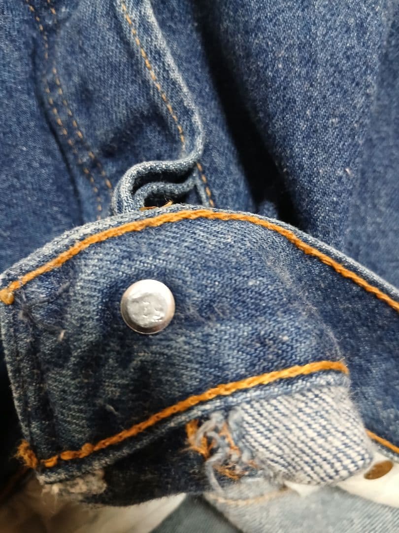 濃紺　90s Levi's　501　USA製　W36 L30 毛羽立ちあり