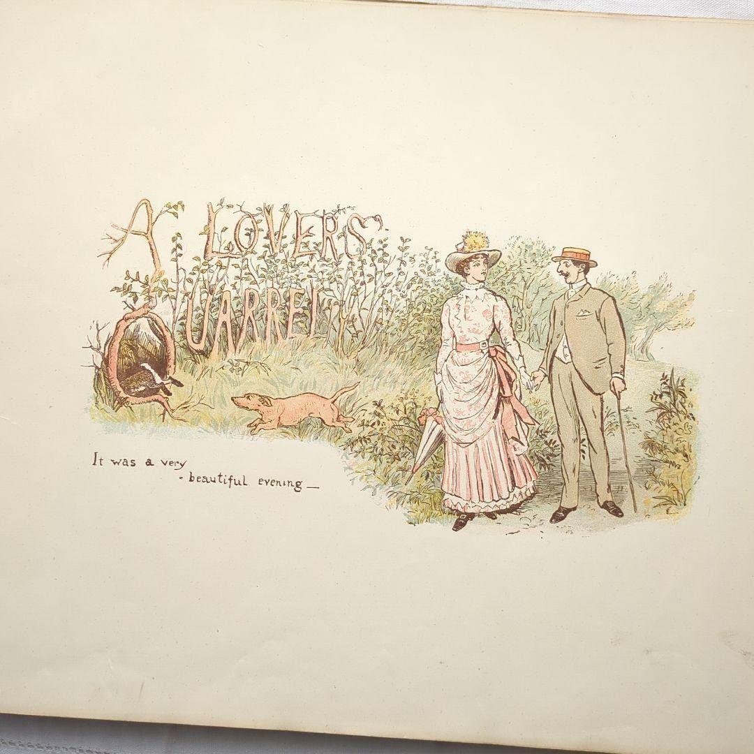 【juteefille】稀少1888アンティーク絵本 児童書 洋書古書
