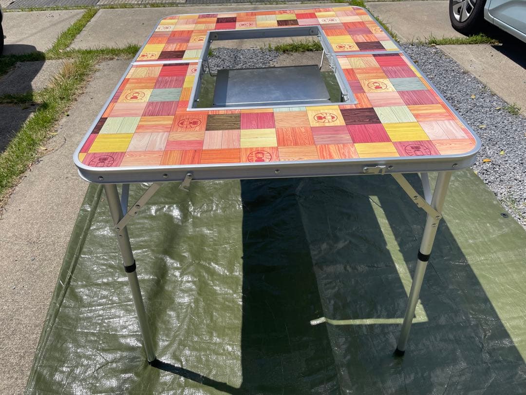 コールマン テーブル ナチュラルモザイクBBQテーブル 110プラス