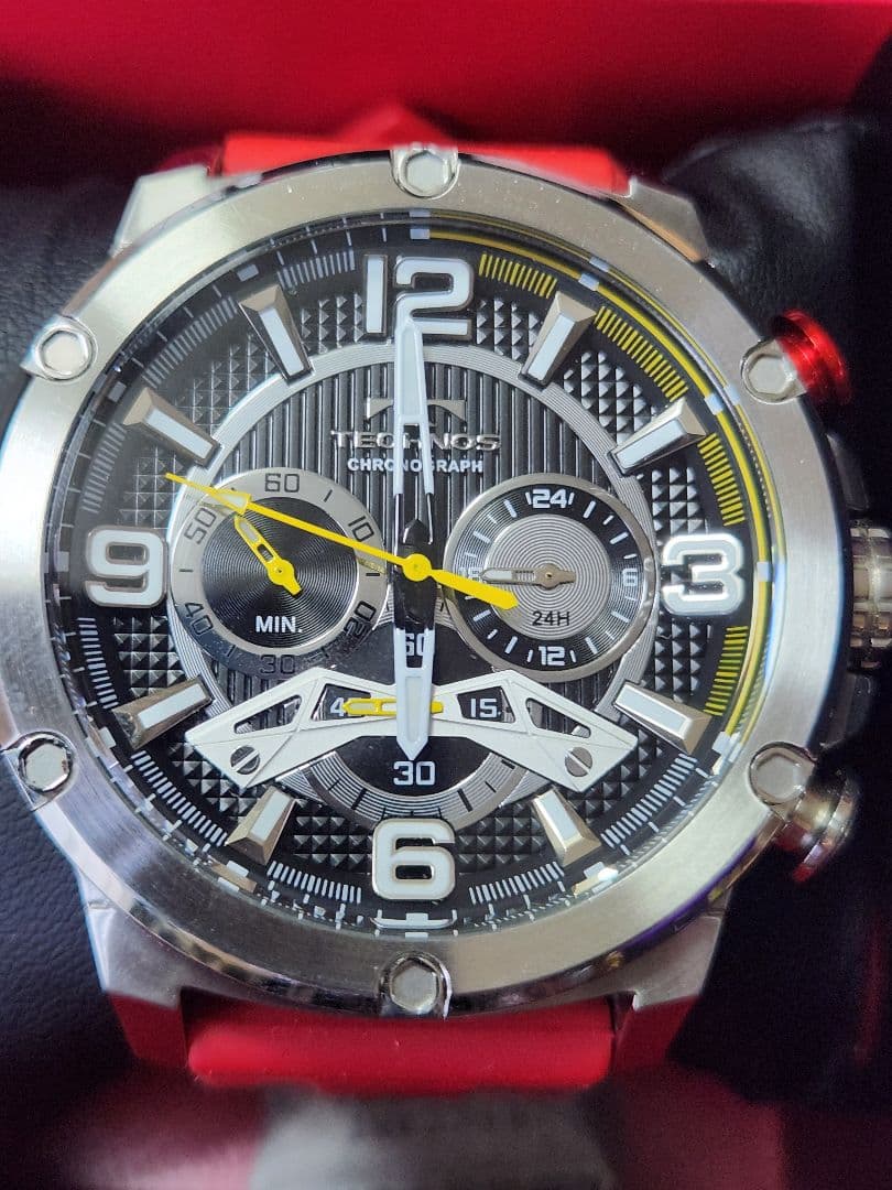 テクノス TECHNOS T8B24 クロノグラフ メンズ 腕時計