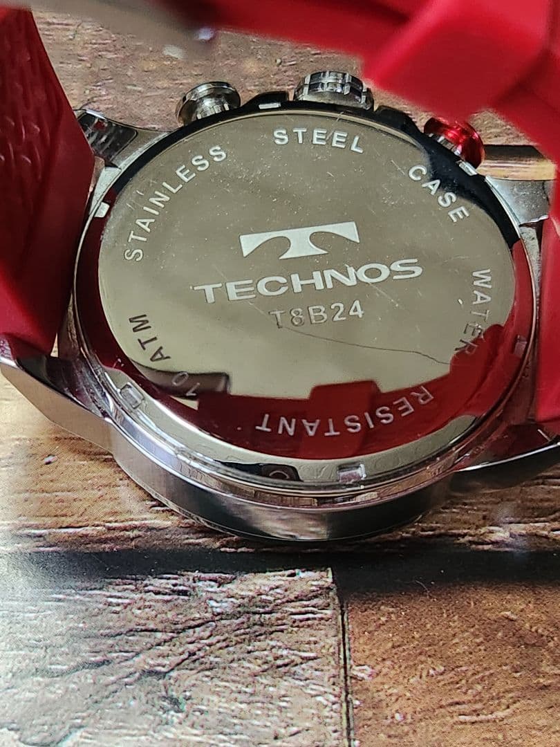 テクノス TECHNOS T8B24 クロノグラフ メンズ 腕時計