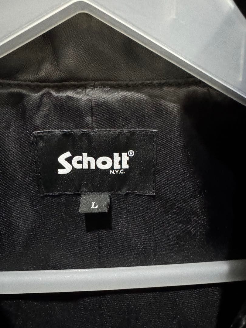 Schott シープレザー 1st トラッカー ジャケット L 極美品 ショット