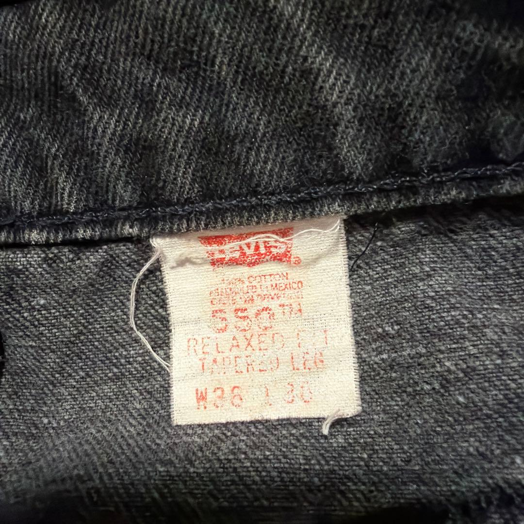 Levi's 550 ブラックデニム W36 L30