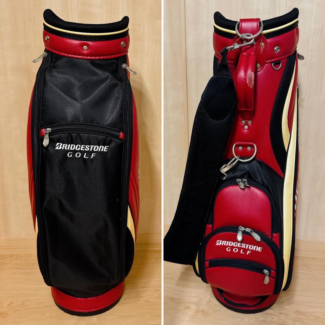 初心者男性用ゴルフクラブ13本セットBRIDGESTONEキャデイバッグ付