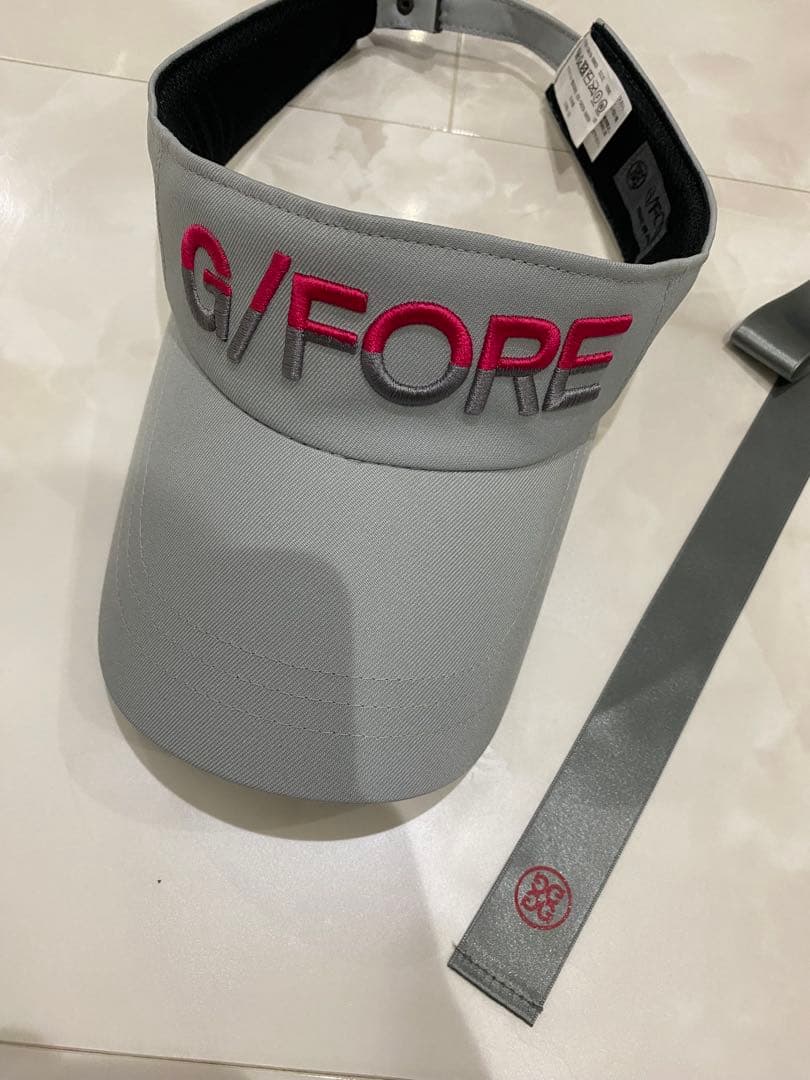 【新品】G/FORE（ジーフォア）　サンバイザー　リボン　ゴルフ