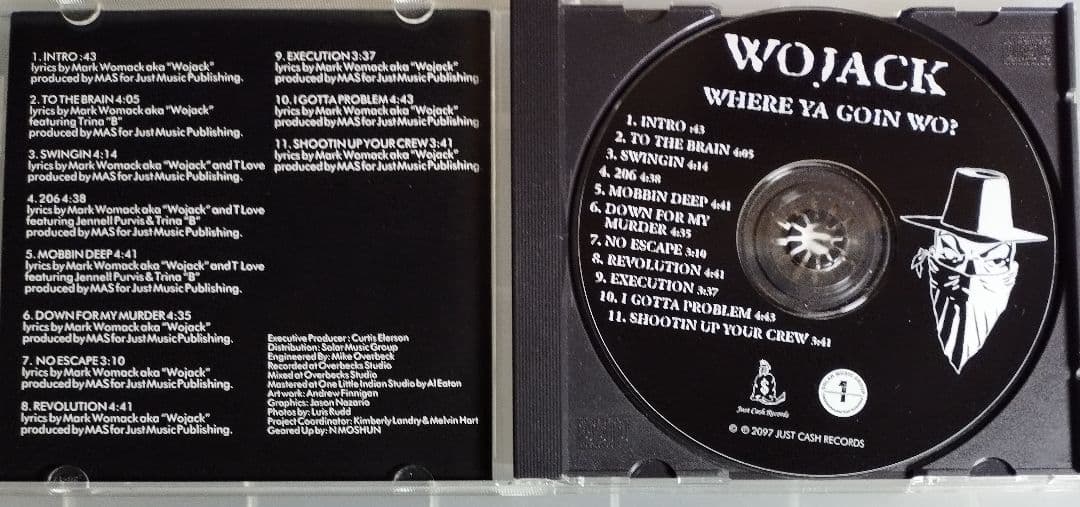 WOJACK/Where Ya Goin Wo? ギャングスタラップ G-RAP