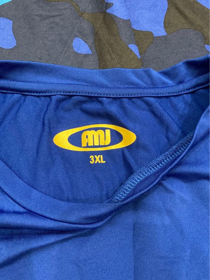 ACTIVEM アンダーシャツ 青系迷彩3XL 5枚セット