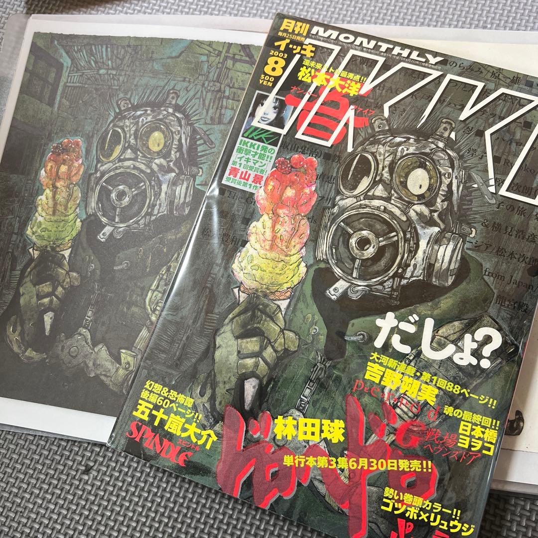 月刊IKKI ドロヘドロ 林田球 2003年8月号 表紙 本誌 切り抜き