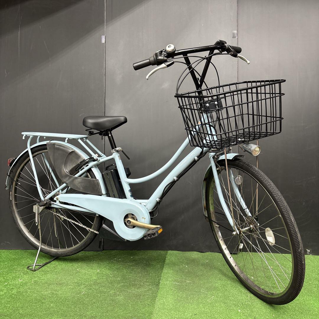 電動自転車 YAMAHA PAS ami 水色　73★