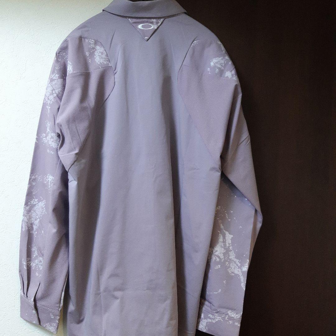 新品　オークリーゴルフ　メンズ　4WAYストレッチシャツ　スカルシリーズ