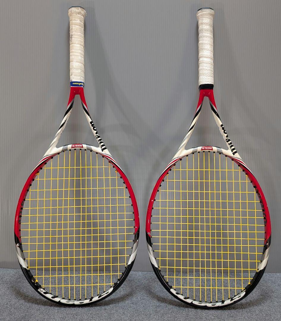 人気 Wilson STEAM105S G1 2本セット 硬式テニスラケット