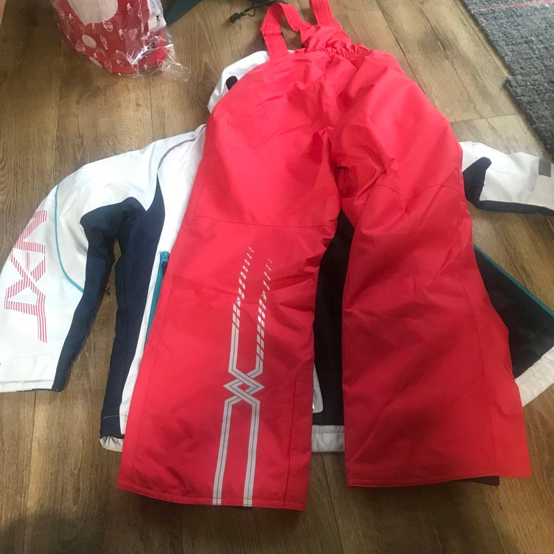 ミズノ nxt キッズ スノボウェア 上下セット 140 150 美品