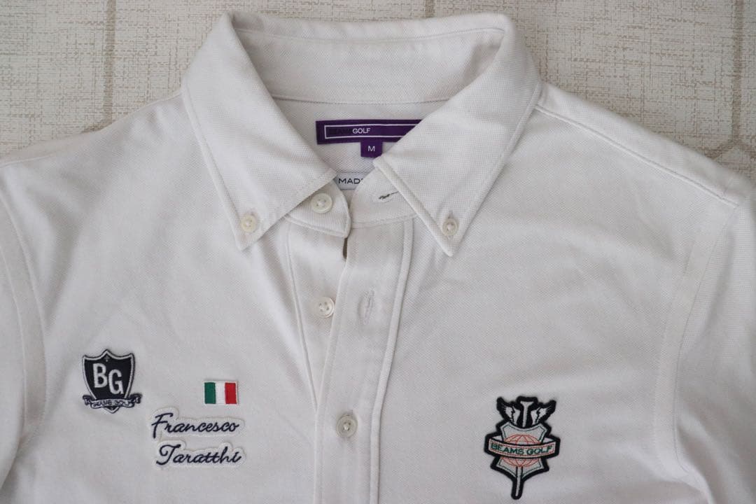 BEAMS GOLF ゴルフウェア2点セット セーター＋ポロシャツ メンズ