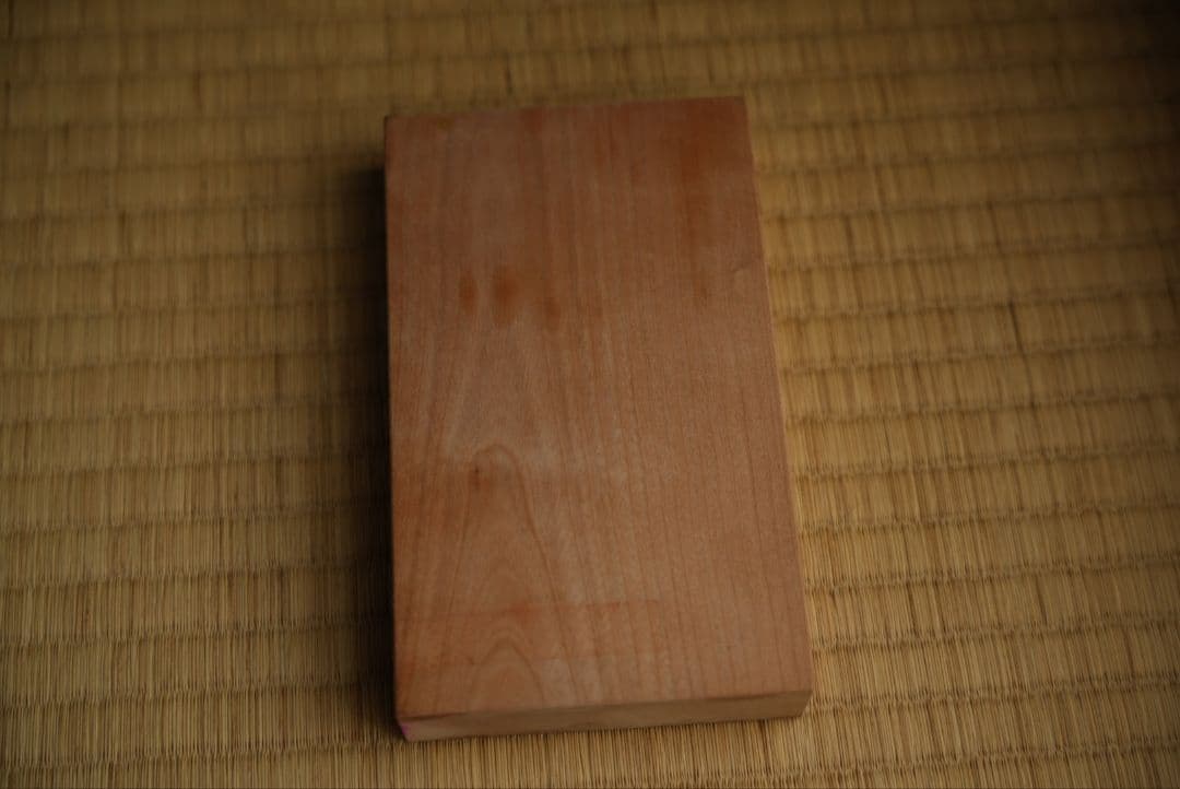 和菓子木型　牡丹の葉脈