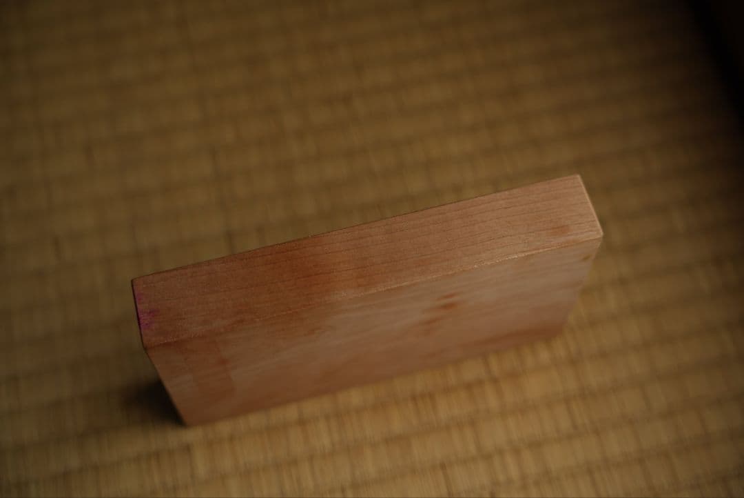 和菓子木型　牡丹の葉脈