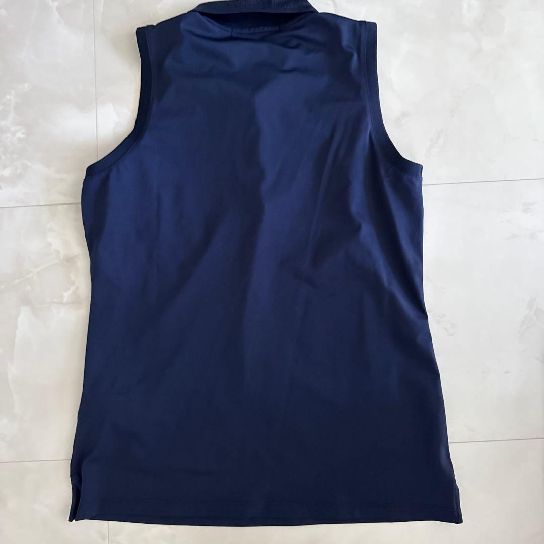 RLX RALPH LAUREN ノースリーブポロシャツ XS ネイビー