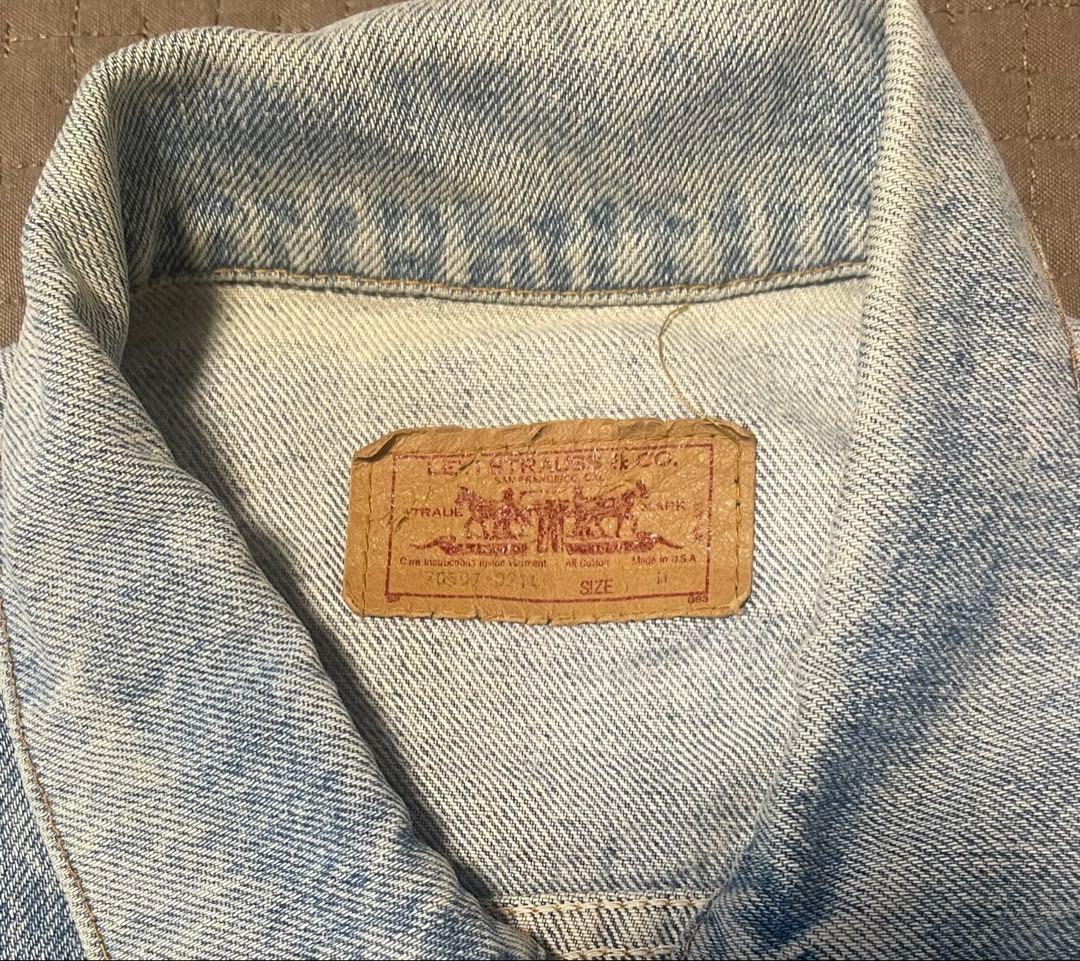 90s USA製　Levi's70507-0214 デニムジャケット M