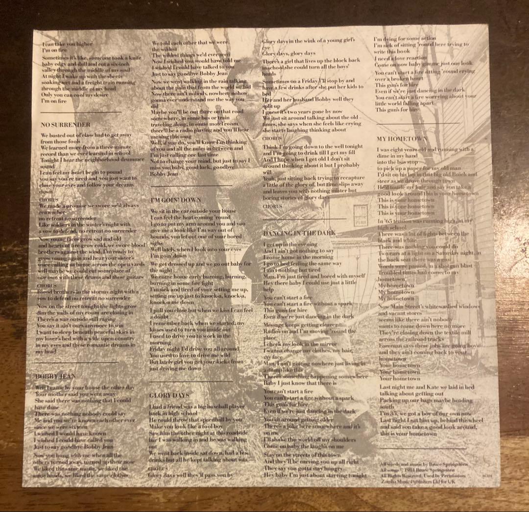 ◾️最高音質UKオリジナル初回プレス盤■BRUCE SPRINGSTEEN / ブ