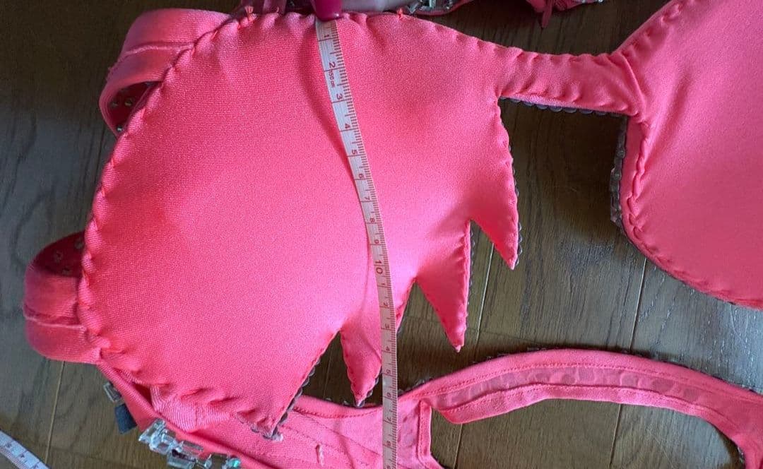 【週末限定値下げ】2025年購入　エジプト製サーモンピンク　ワンピース衣装