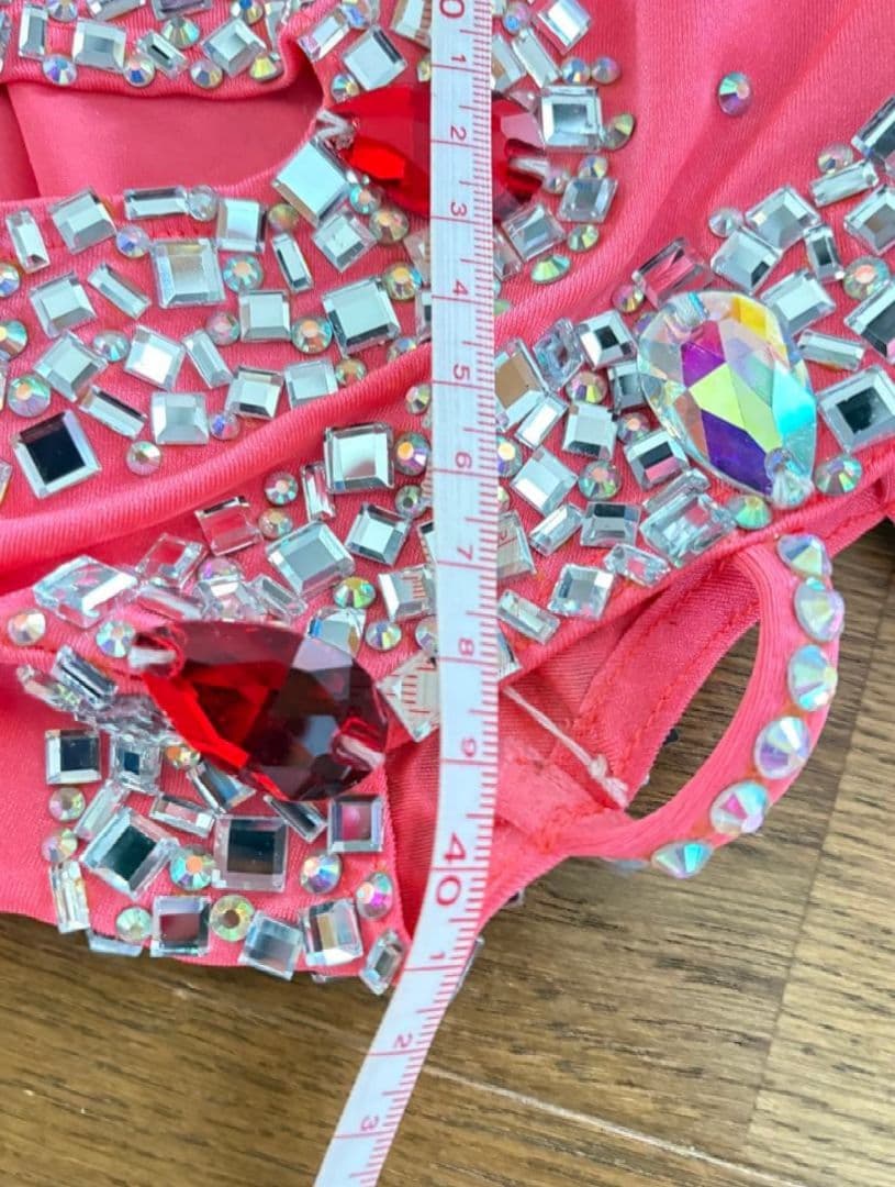 【週末限定値下げ】2025年購入　エジプト製サーモンピンク　ワンピース衣装