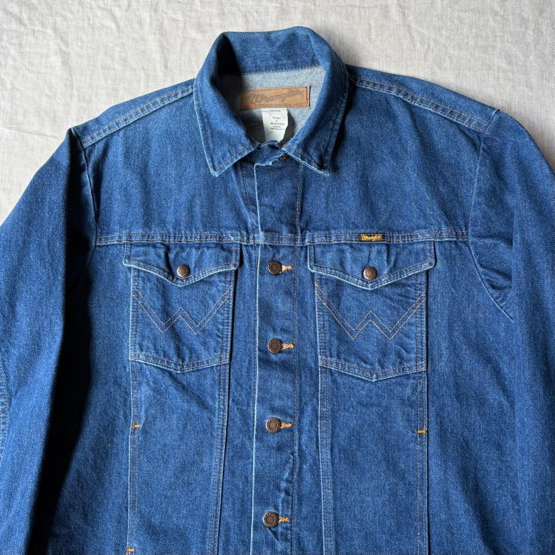 90’s USA製 Wrangler 74145 濃紺 デニムジャケット XL