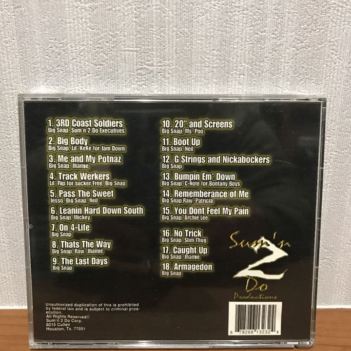 洋楽 BIG SNAP G-RAP G-FUNK