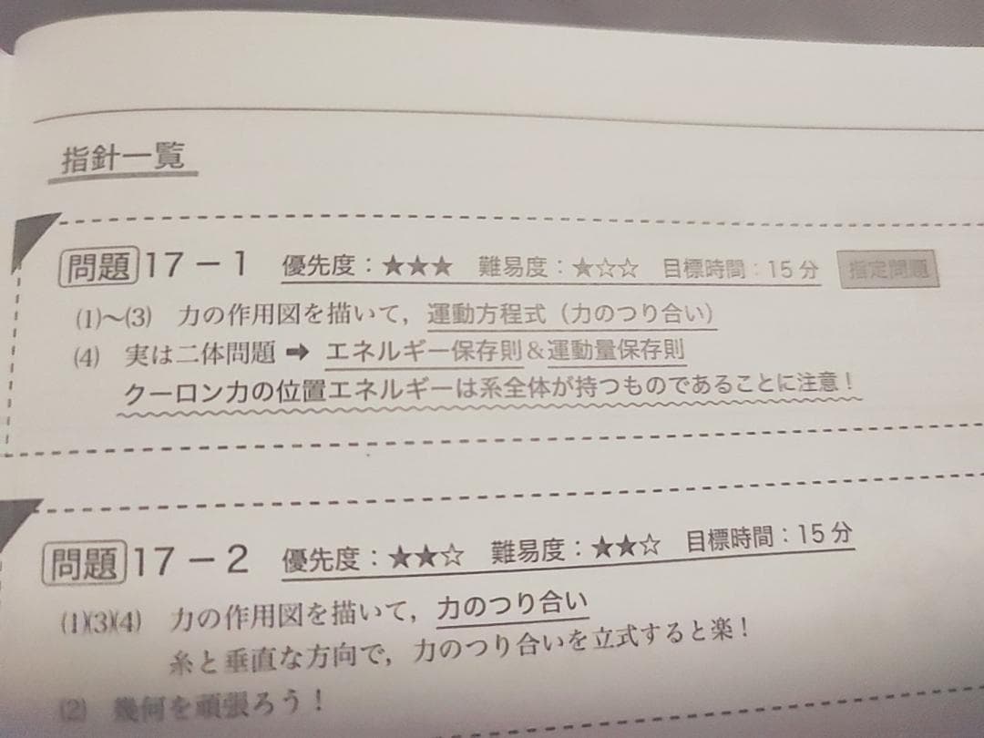 鉄緑会　24年　高3物理 物理の登竜門手書き　解答集　駿台　河合塾　東進