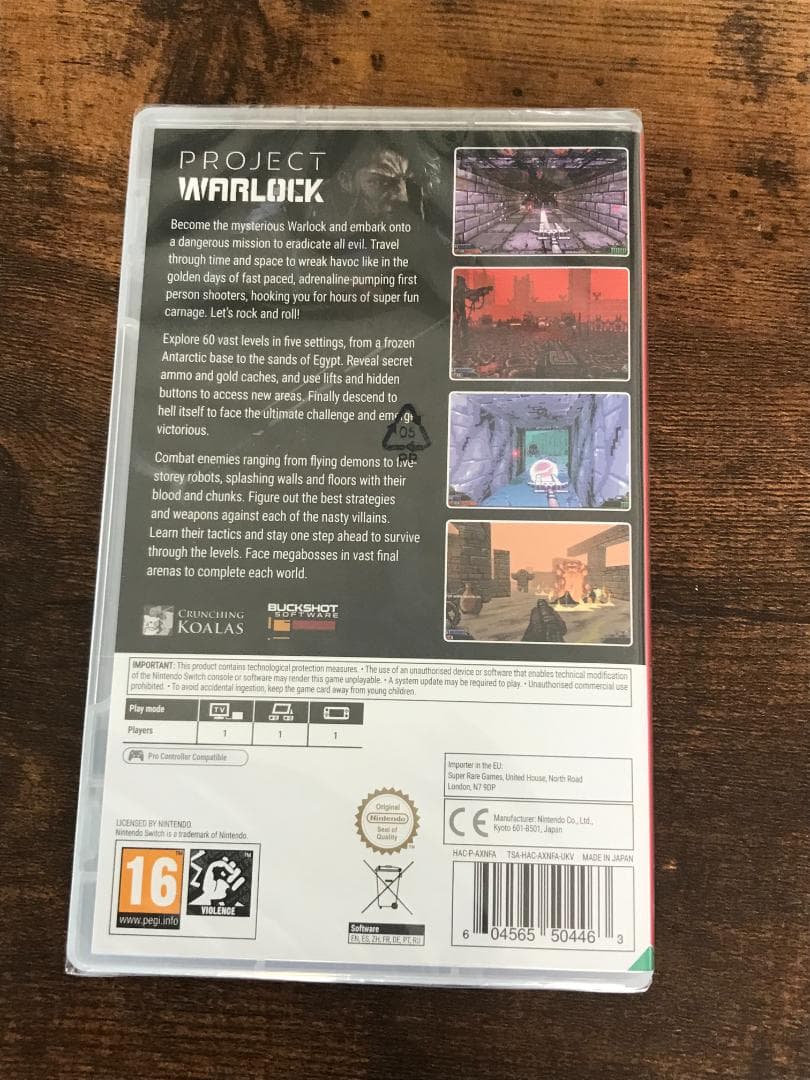 Project Warlock Switch スイッチ