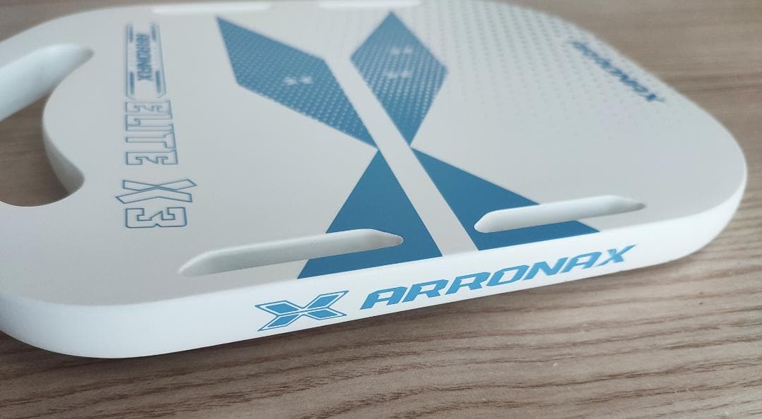ARRONAX ELITE X3 ピックルボール パドル エッジレス 白 ブルー