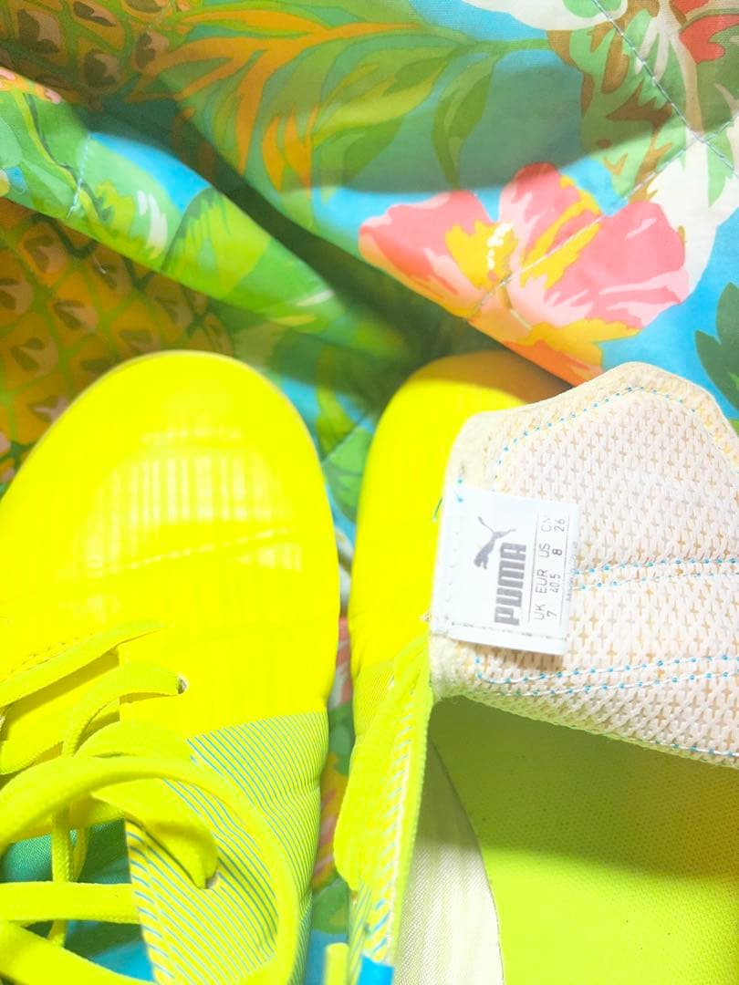 Puma Power サッカーシューズ イエロー/ブルー