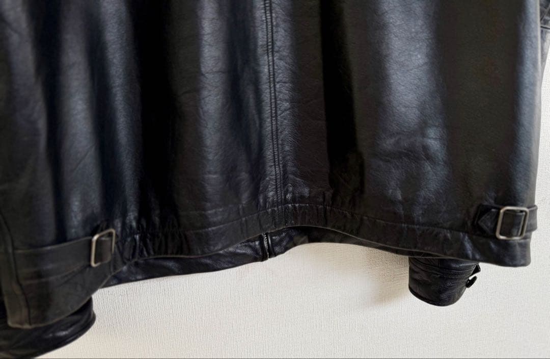 超超スペシャル 90s オールドギャップ レザー ジャケット XL ブラック