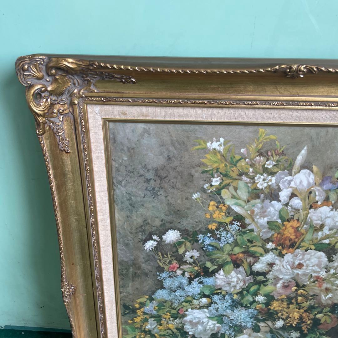 幸*2様 ピエール・オーギュスト・ルノワール 春の花束 絵画 1866年 インテ