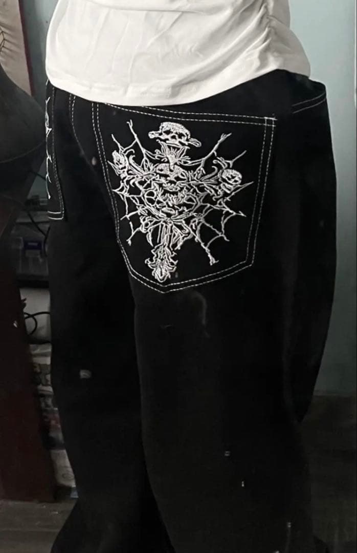 黒 バギーデニム JNCO menes jaded london bigboy似