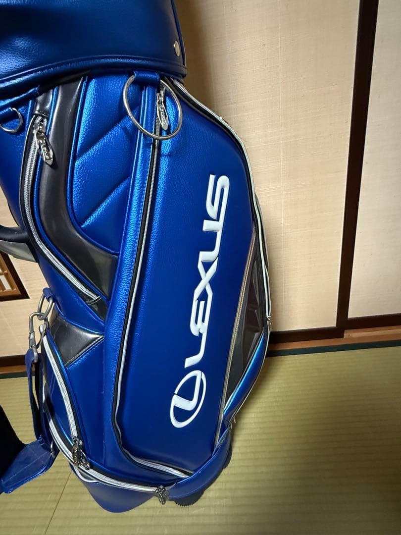 値下げしました！　LEXUS キャディバッグ 青　レクサス　ヘッドカバー