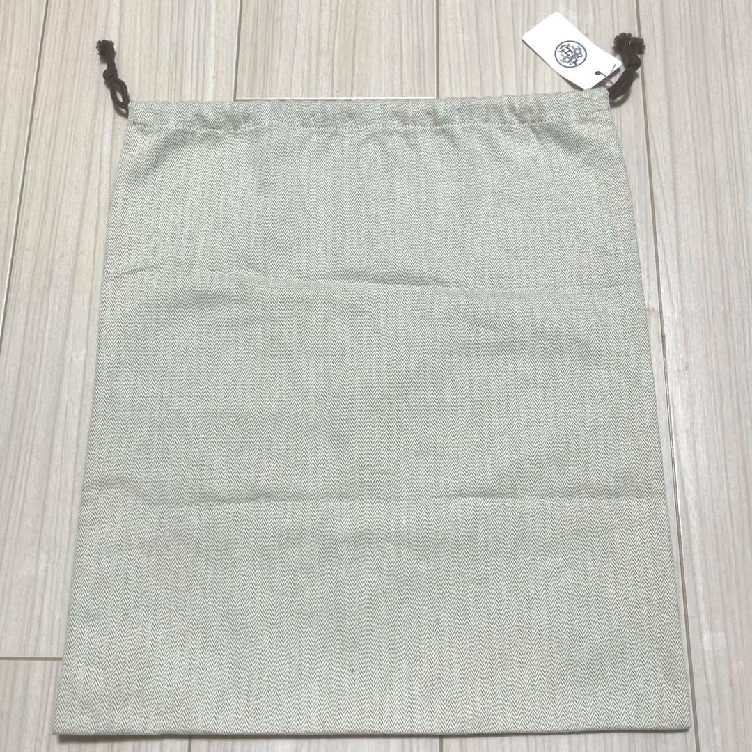 ✨未使用✨ エルメス 保存袋 巾着袋 収納袋 縦約43.5cm×横約37.5cm
