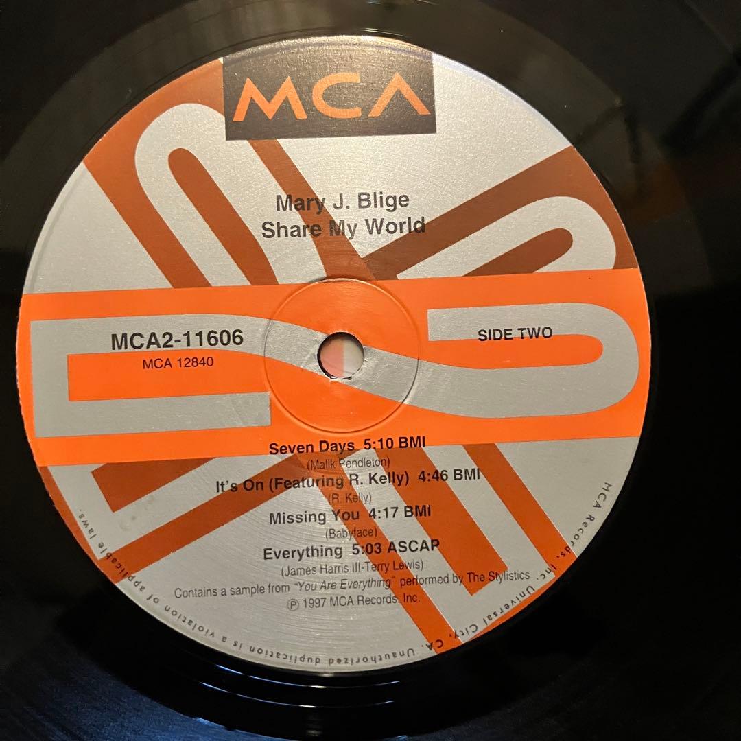 Mary J. Blige / Share My World USオリジナル盤