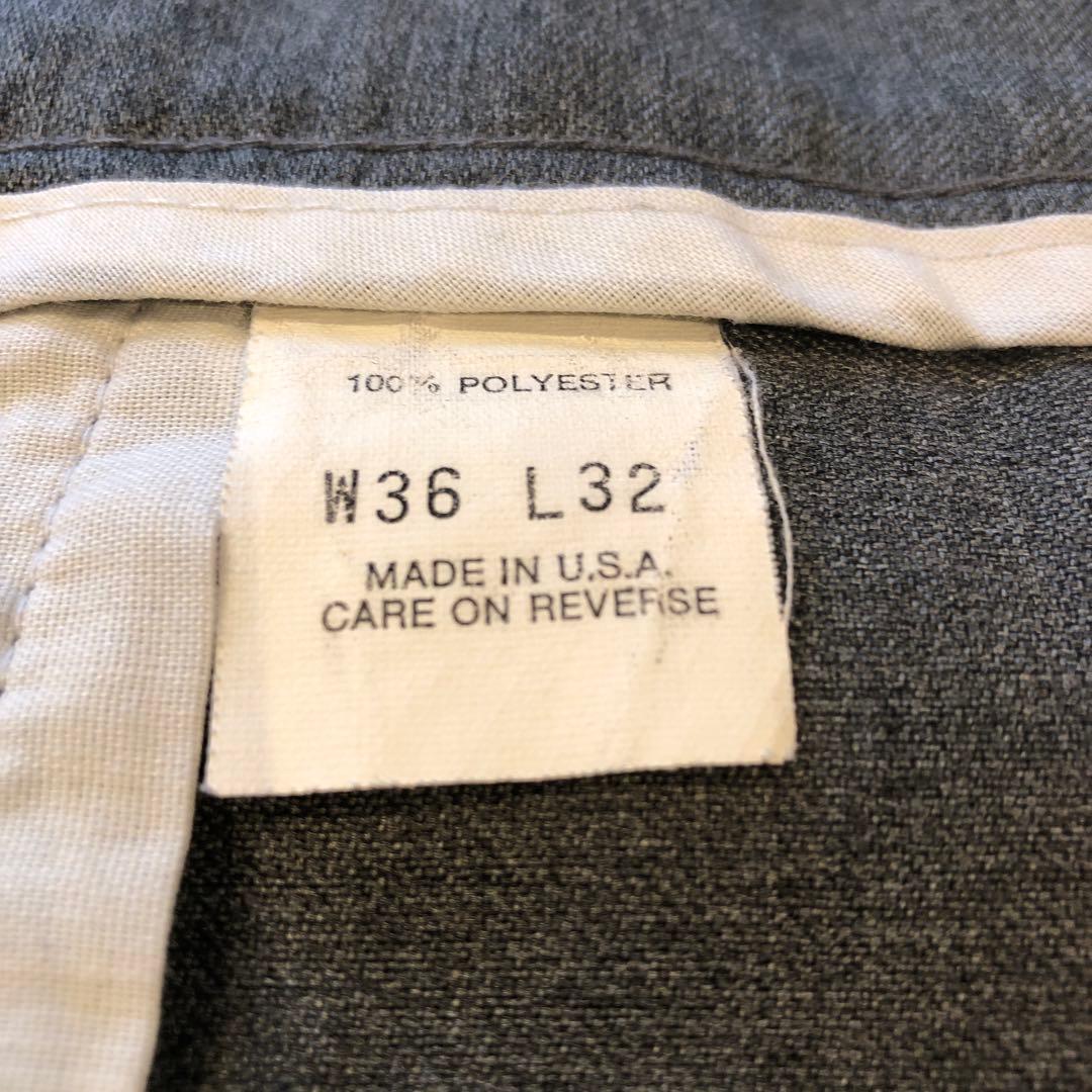 LEVI'S アクションスラックス　グレー　made in usa ビンテージ