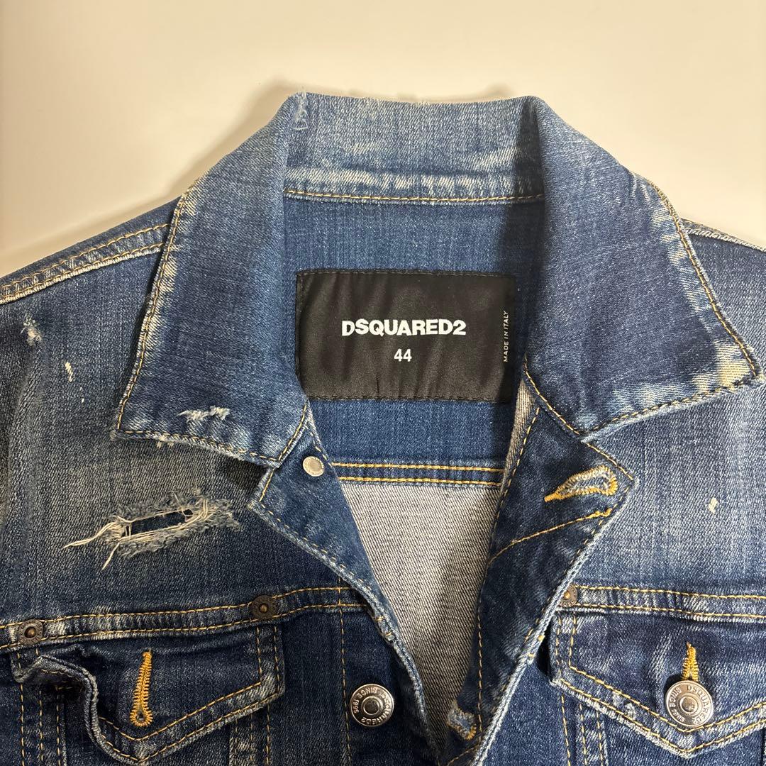 DSQUARED2 ダメージデニムジャケット 44