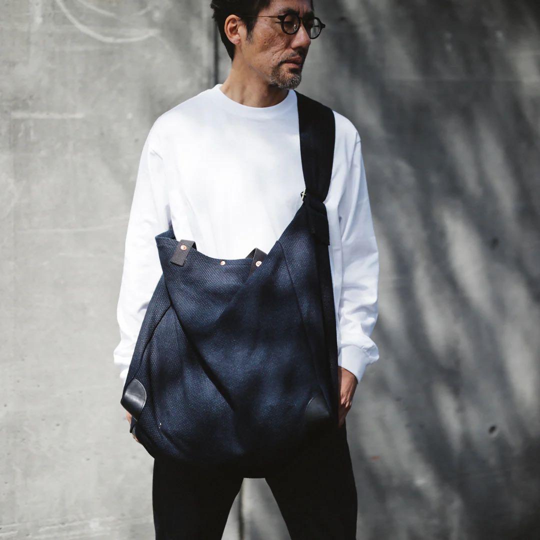 【未使用品】MOLTEMANIインディゴビッグショルダーバッグ