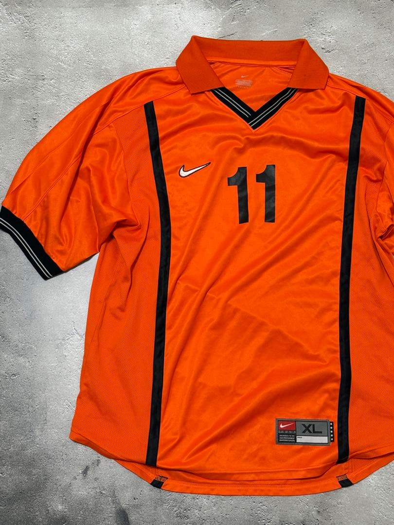 90-00s NIKE team ナイキ ゲームシャツ オランダカラー