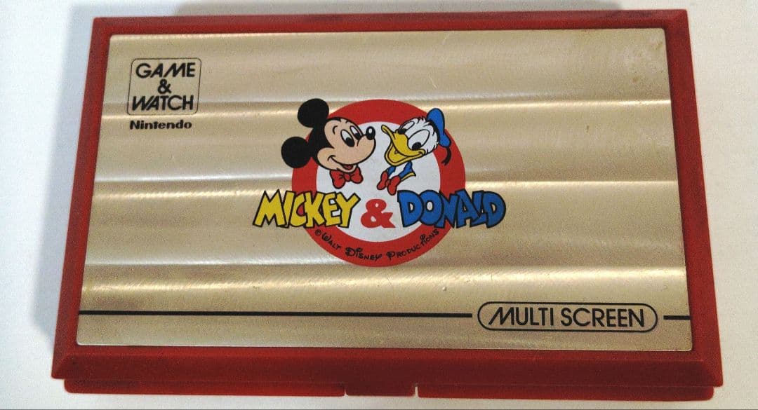 任天堂 ゲーム & ウォッチ ミッキー & ドナルド 希少品　稼働確認済