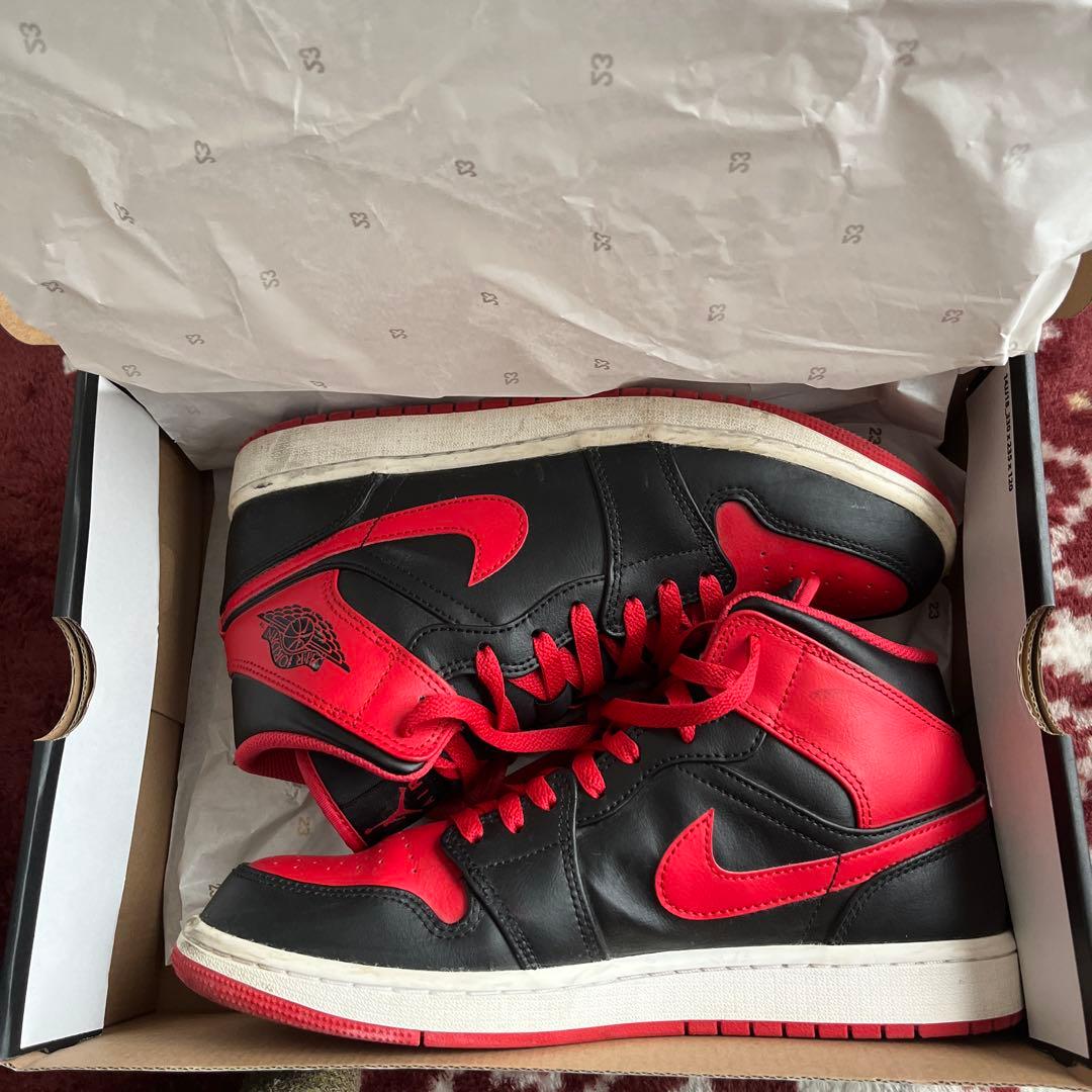 シューズ(男性用) AIR JORDAN 1 MID 27.5cm