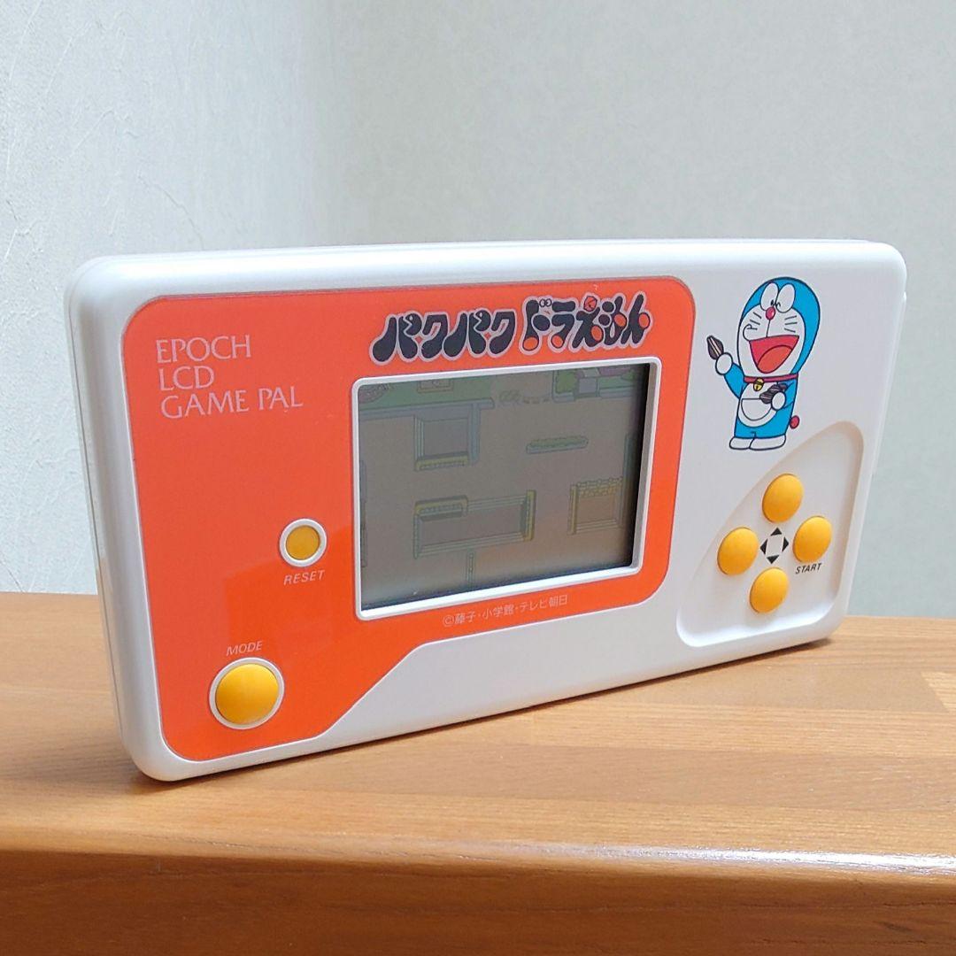【動作確認済】パクパクドラえもん 箱付き 液晶ゲーム 1989年製 携帯ゲーム