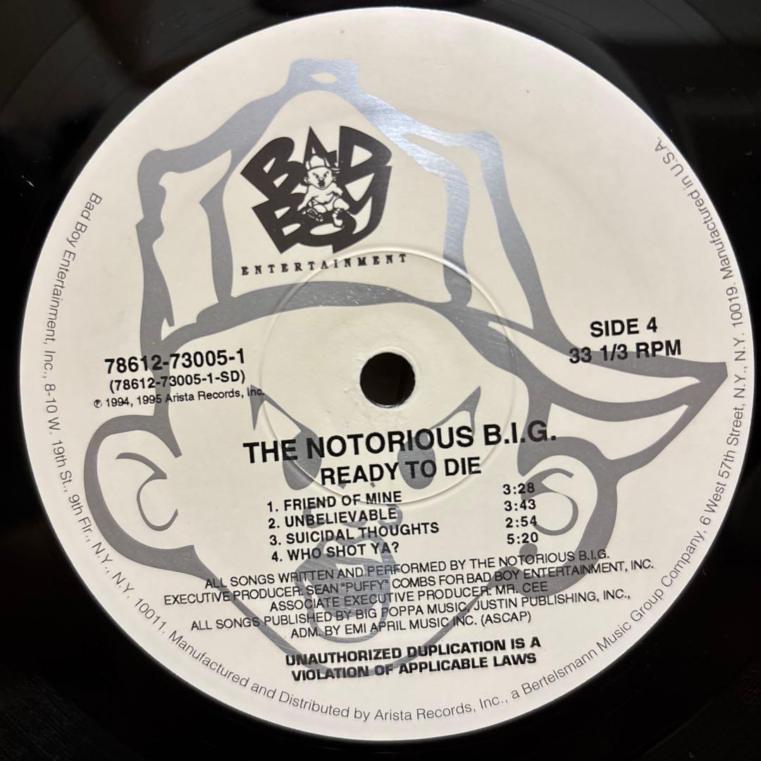 The Notorious B.I.G. Ready To Die レコード