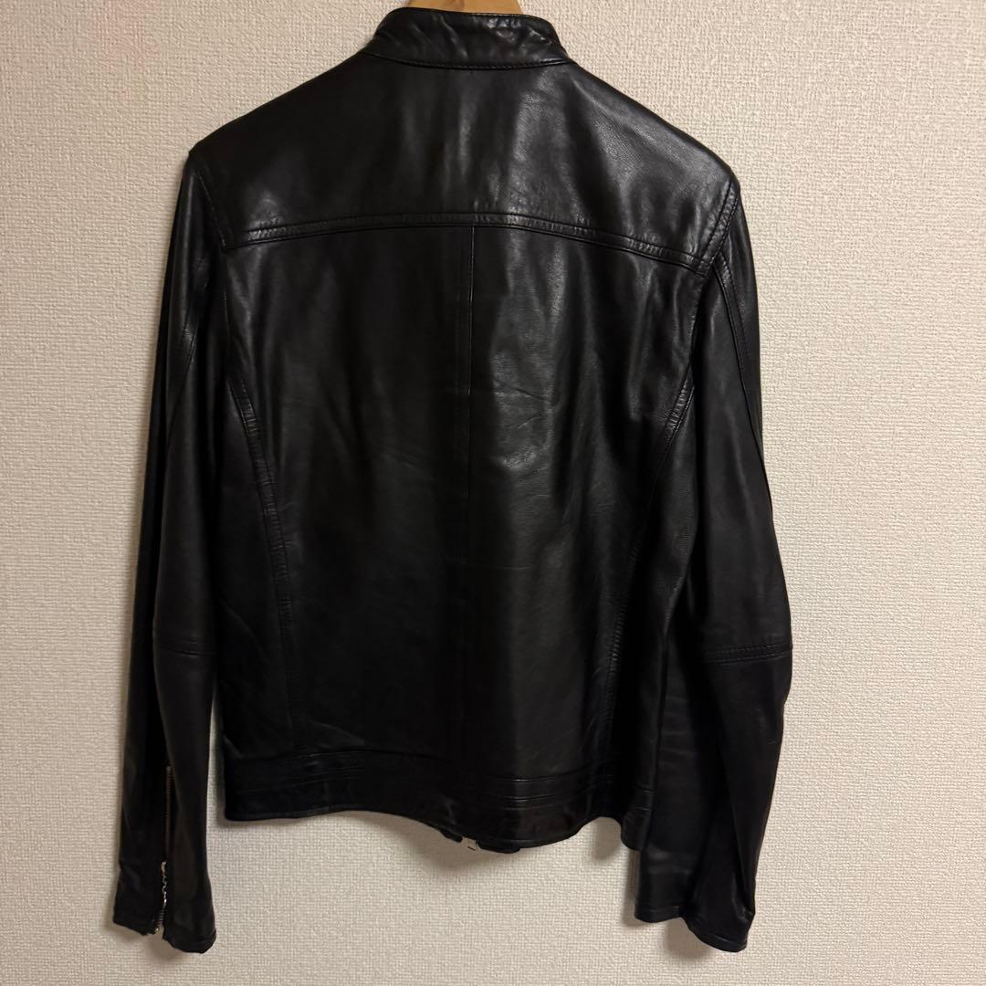 ブラックレザーライダージャケット