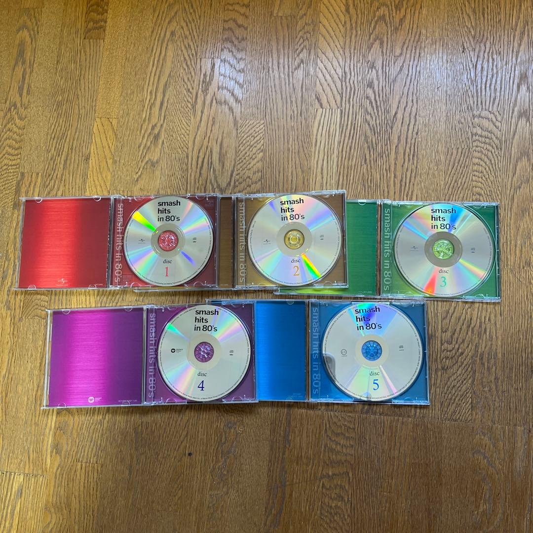 【美品】smash hits in 80’s 音楽のある風景CD５枚セット