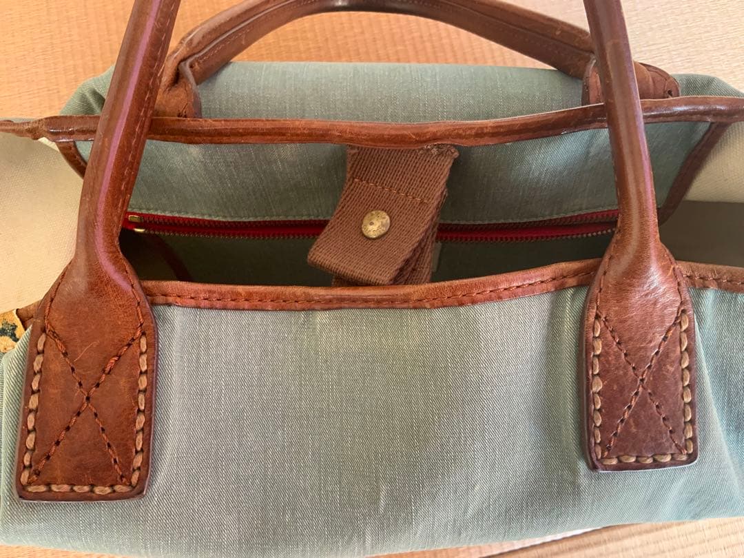 visvim トートバッグ グリーン　r Tote L
