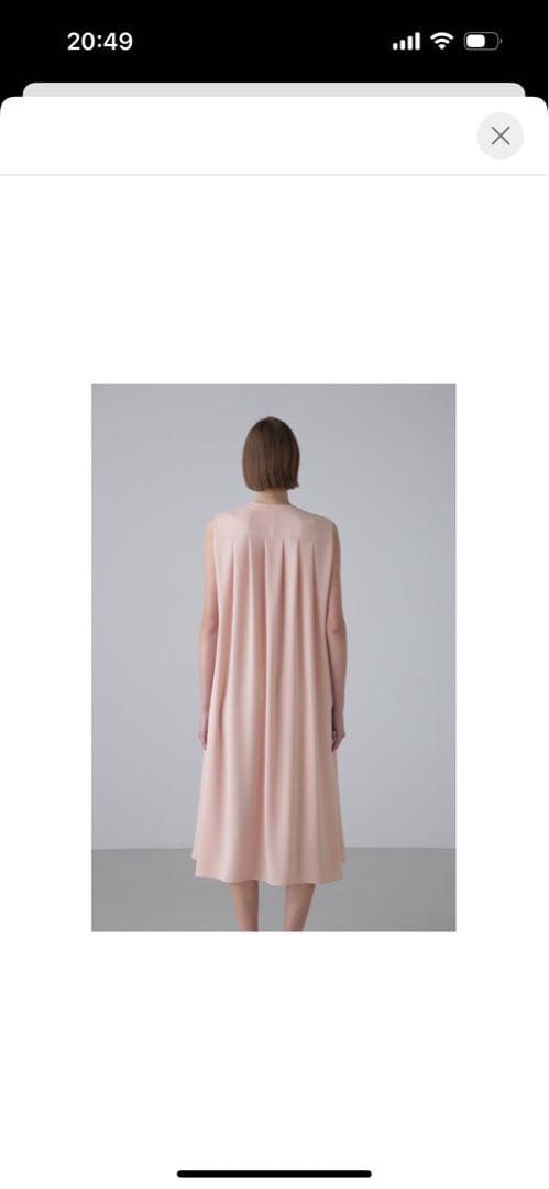 24ss ✨ ADORE ソフトジョーゼット　ボウタイ　ワンピース　アドーア