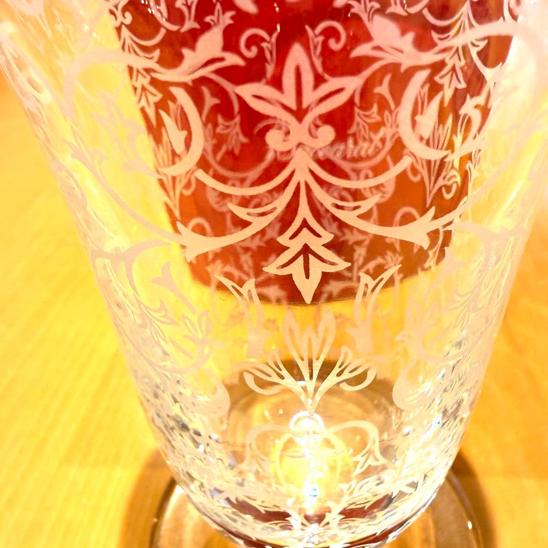 バカラ（Baccarat）エルナ フラワーベース　希少ヴィンテージ美品